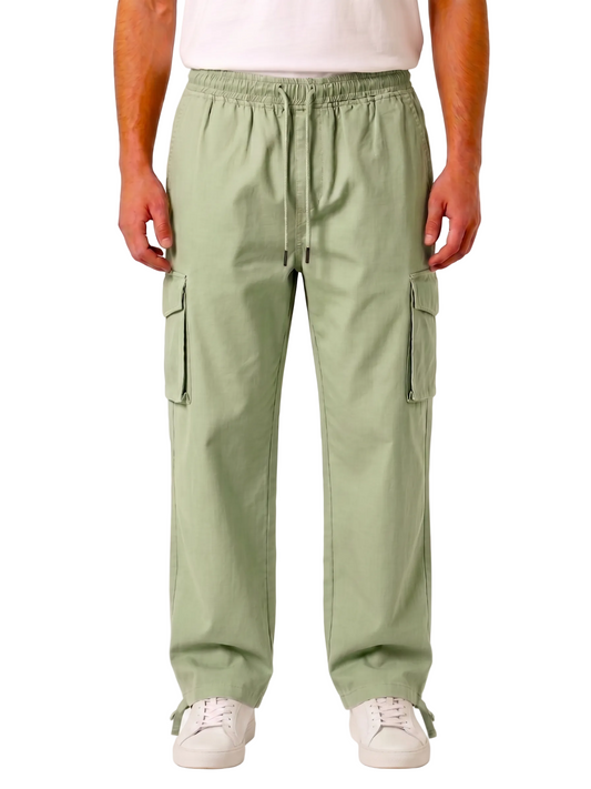 Men's Mint Green Cargo Baggy Pants