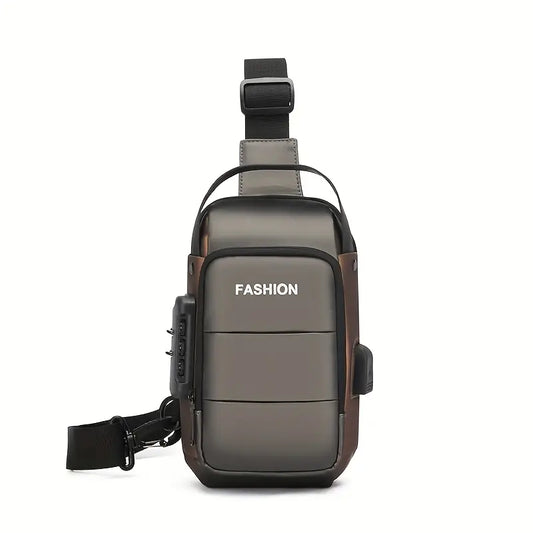 Men's waterproof crossbody bags- Grey