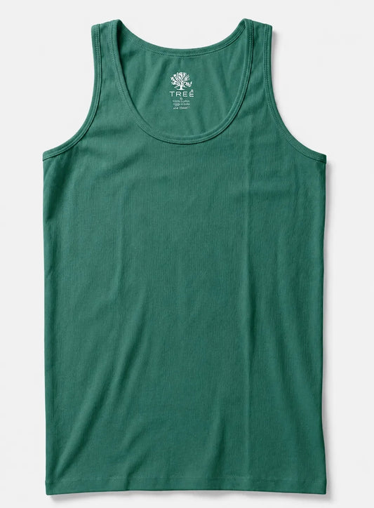 Men’s Olive 100% Cotton Tank Top