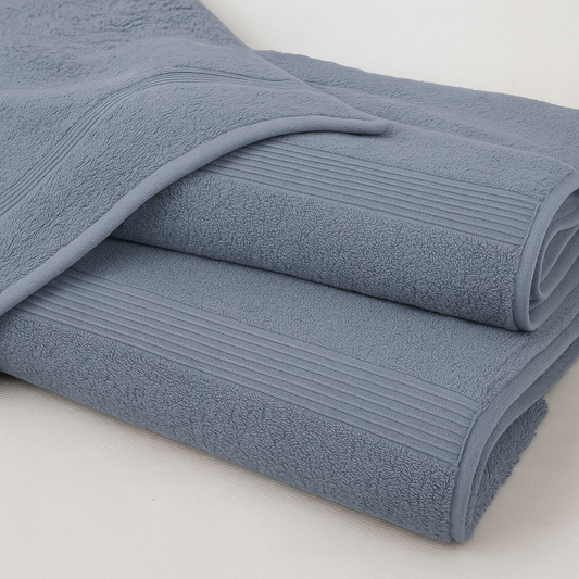 فوطة قطن 100% فاخرة - رصاصي غامق