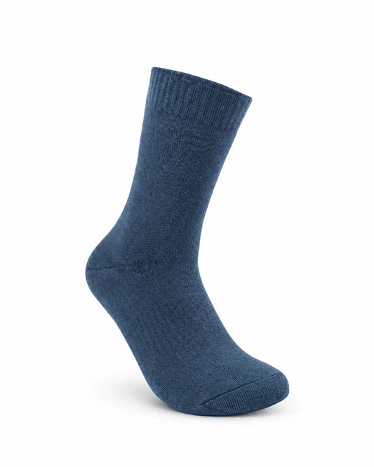 Men’s Full Terry Plain Gray Socks – Size 40 to 45