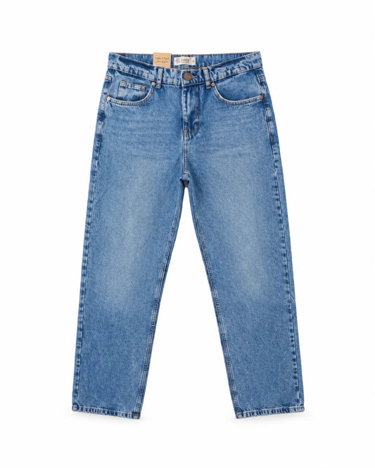 Men’s Light Blue Wide Leg Jeans – 99% Cotton
