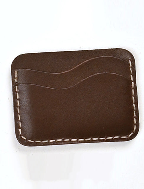 Leather Card wallet Brown (Handmade)