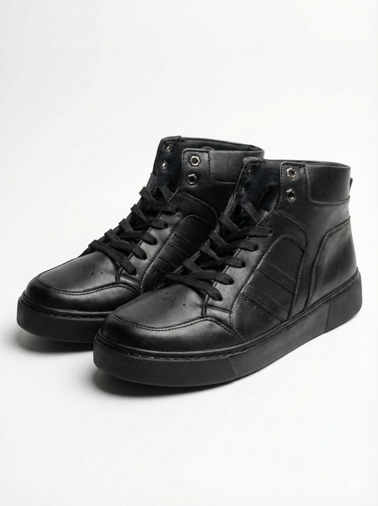 كوتشي هاف بوت رجالي أسود