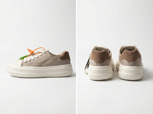 Duck shoes - 2506 - Beige-White