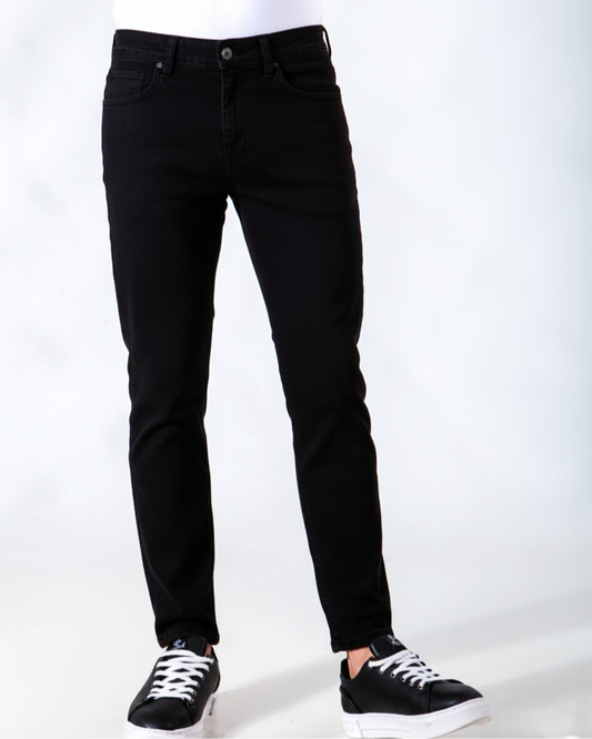 Men`s jeans Pants Fashion Slim Fit - Black