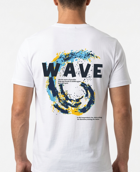 Men`s Printed T-Shirt – White