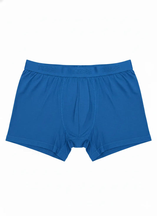 Men’s Blue Boxer Briefs – 95% Cotton, 5% Lycra