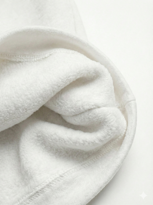 Men’s Basic crew neck T-shirt with sleeves -White