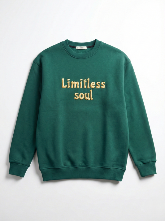 Men's Crew Neck Sweatshirt - Cotton Blend-Print