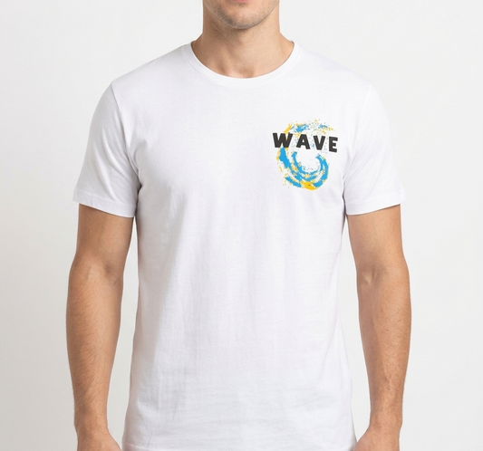 Men`s Printed T-Shirt – White