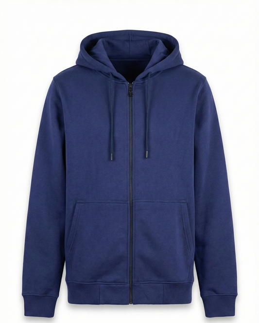 Men's Sweatshirt Hoodie-Navy