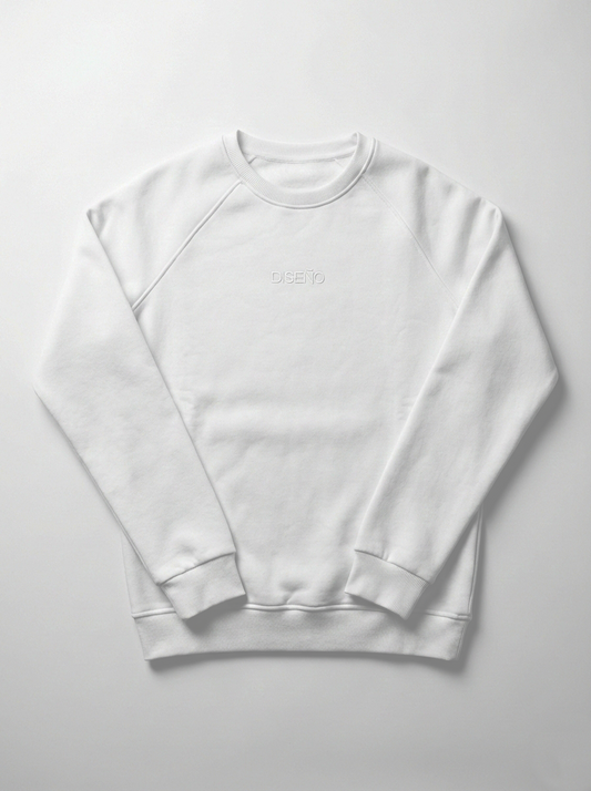 Men's Crew Neck Sweatshirt - Cotton Blend-Print