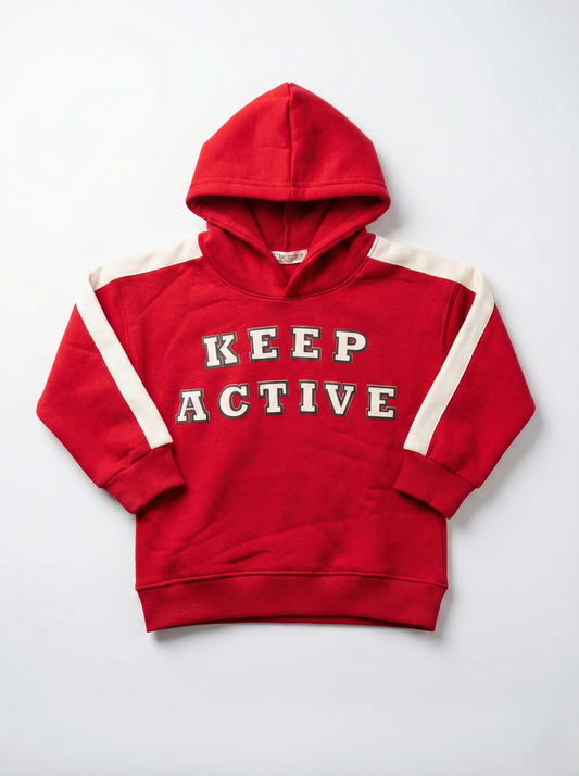 Boys' Melton Lined Hoodie - Print