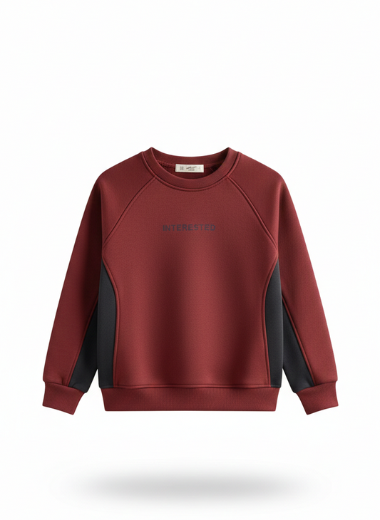 Boys'Crew Neck Sweatshirt - Cotton Blend - Print