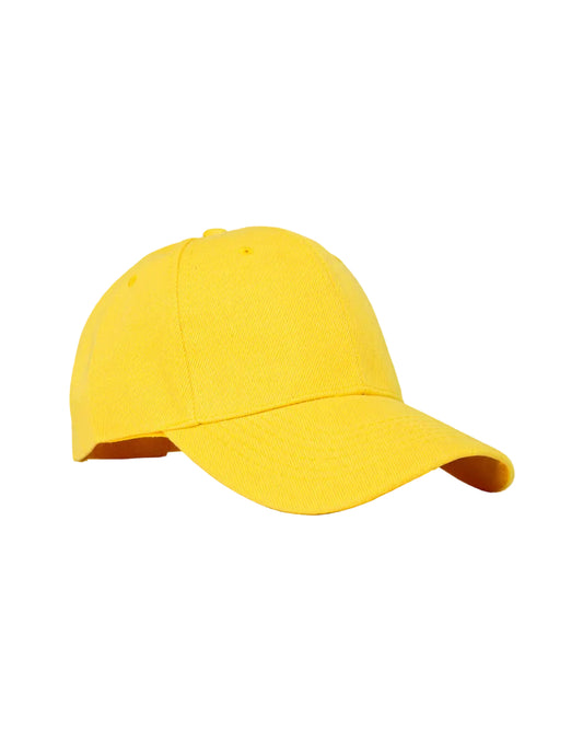 Men`s Cap basic - Yellow