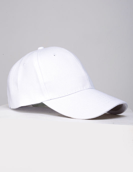 Men`s Cap basic - White