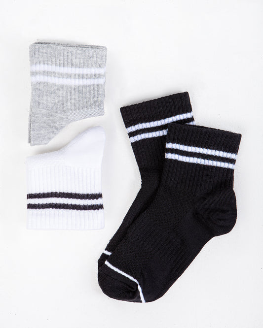 Men’s Half Socket Cotton Socks 3 pcs