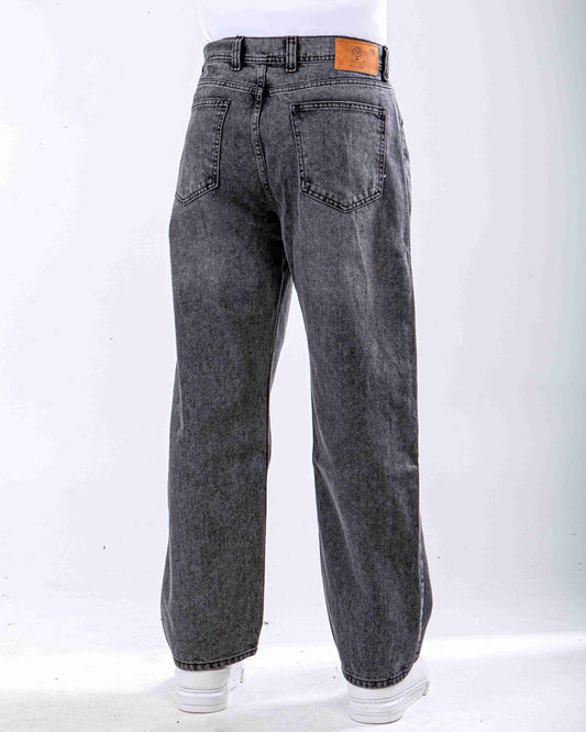 Men's pants jeans wide leg - Light Gray
