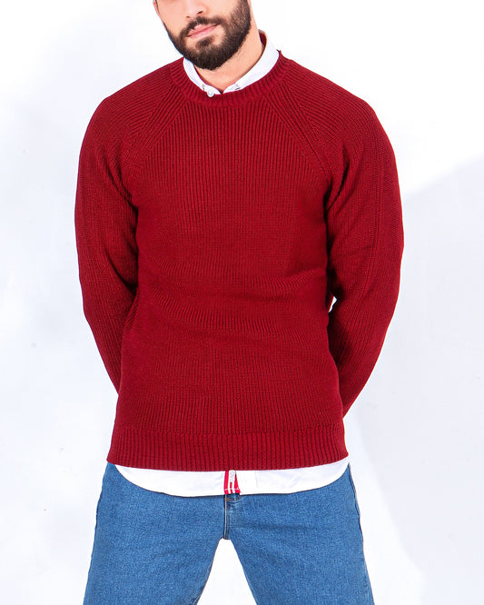 Men's fashion crew neck pullover