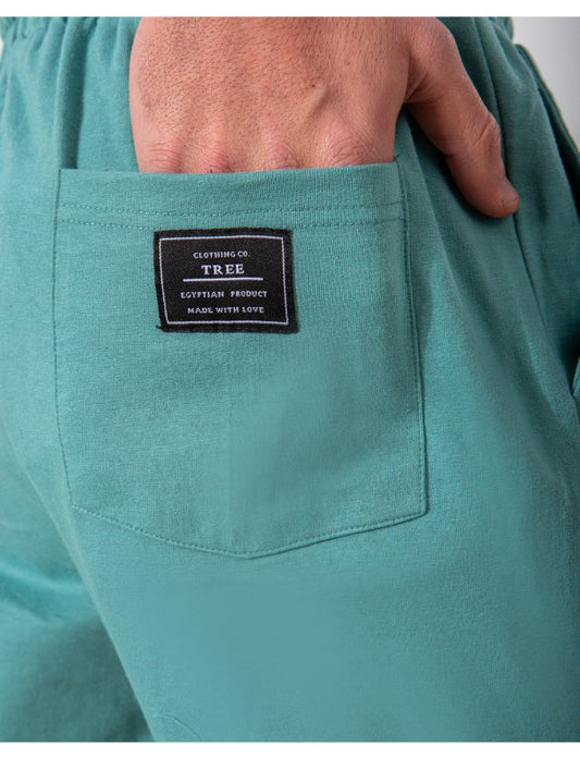 Men`s Sweatpants Fashoin Wide Leg - Turquoise