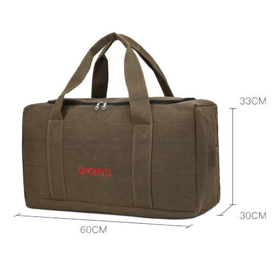 Fabric Handbag- Brwon