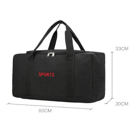 Fabric Handbag- Black