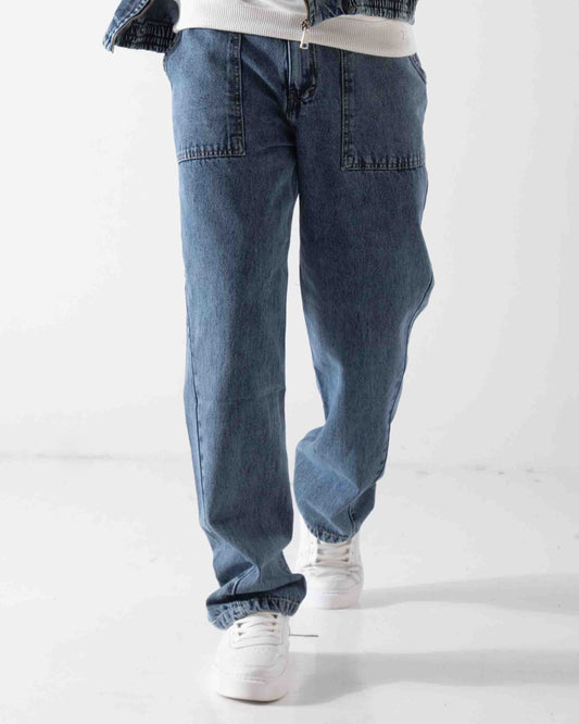 Men's pants jeans wide leg