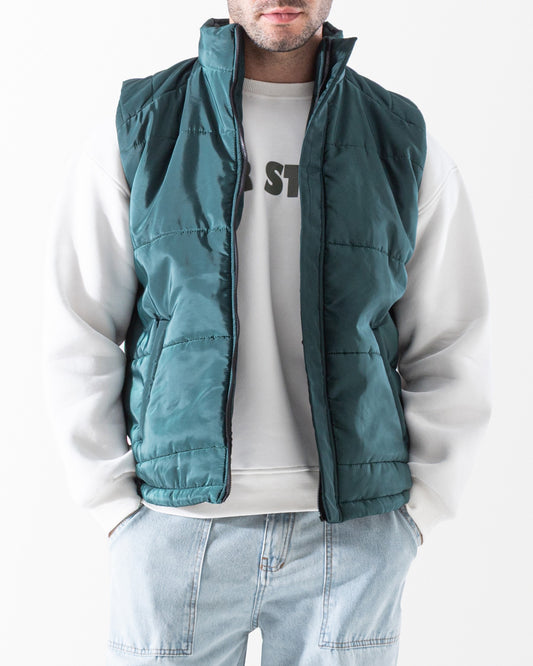 Men's Waterproof Padded Vest -olive