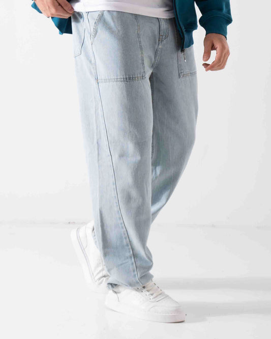 Men's pants jeans wide leg