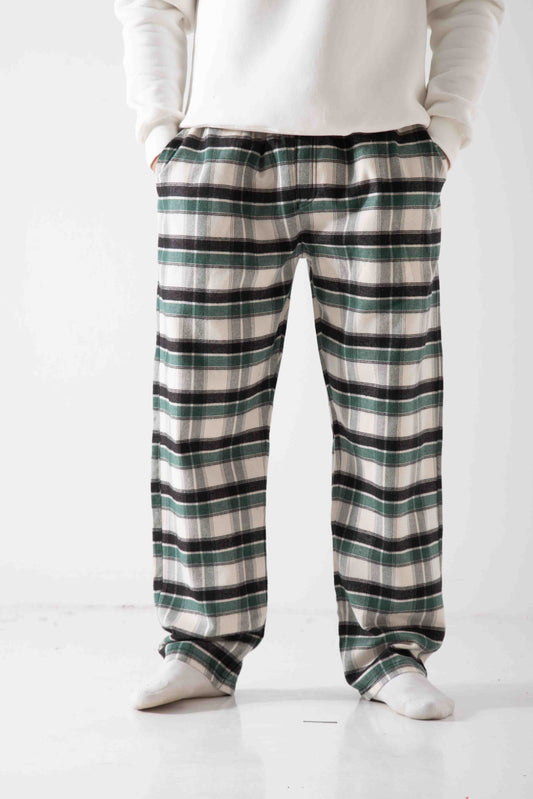 Men's checkered trousers