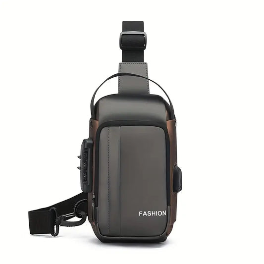 Men's waterproof crossbody bags- Grey