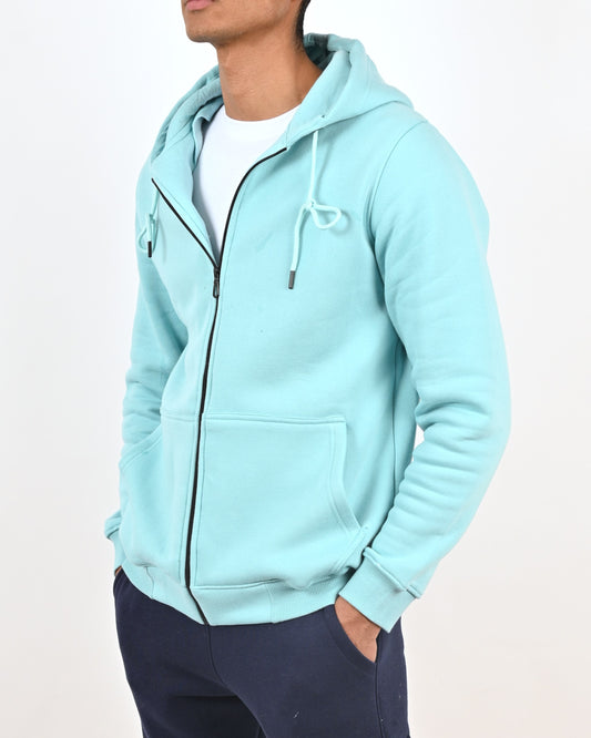 Men's Sweatshirt Casual Zip-Front Hoodie