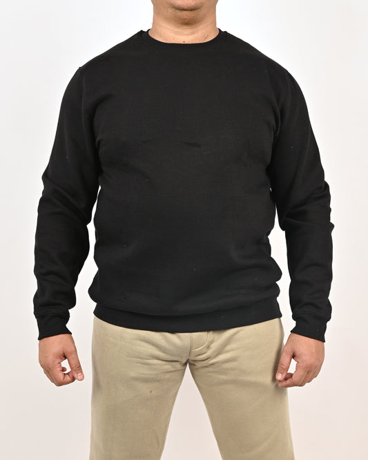 Men's Crewneck Melton Sweatshirt - Big Sizes