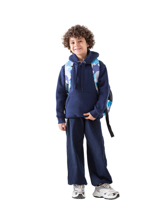 Boy's sweatpants Wide Leg Summer Milton-Dark Blue