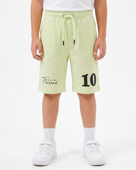 Boys' Milton Printed Shorts-Lemon