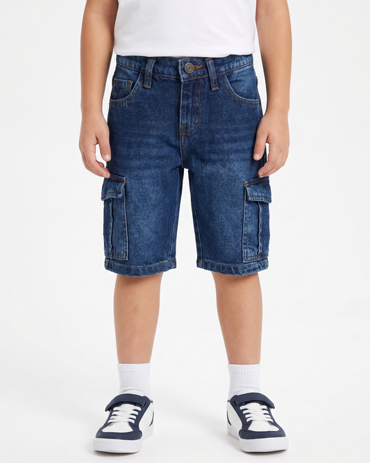 Boys' jeans shorts Buggy-Navy