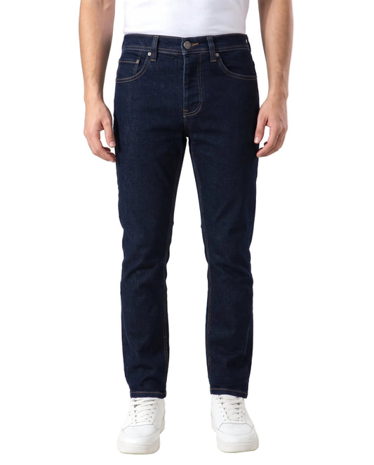 Men's Jeans Pants Dark Blue fashion  slim fit