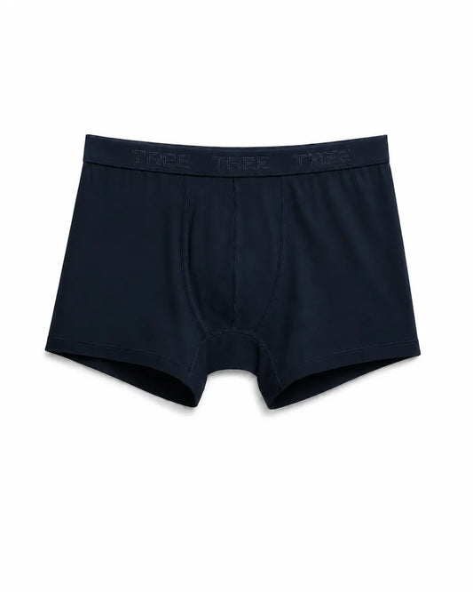 Men’s Navy Boxer Briefs – 95% Cotton, 5% Lycra