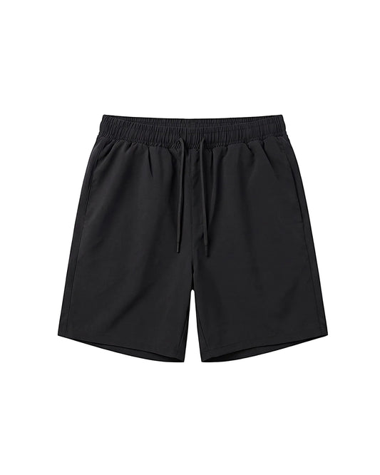 Men's Solid Sports Shorts 100% Polyester – Athletic Fit