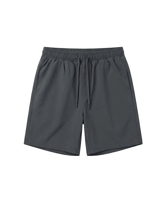Men's Solid Sports Shorts 100% Polyester – Athletic Fit