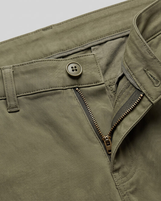 Men's Gabardine Pants 5 Pocket Regular fit -Olive
