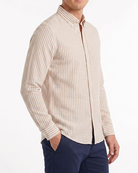 Men's  Shirt Striped Long Sleeve