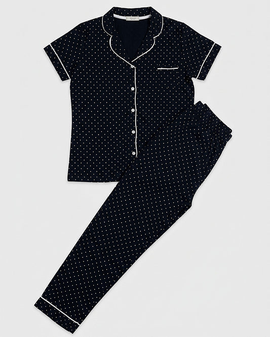 Woman's Classic Pajamas -Black