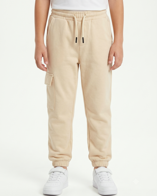 Boy's sweatpants Baggy Summer Milton-Beige