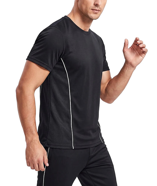 Men's Solid Athletic T-Shirt – Regular Fit