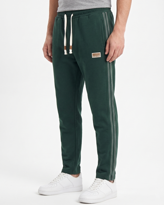 Men`s Sweatpants Wide leg Fashion-Olive