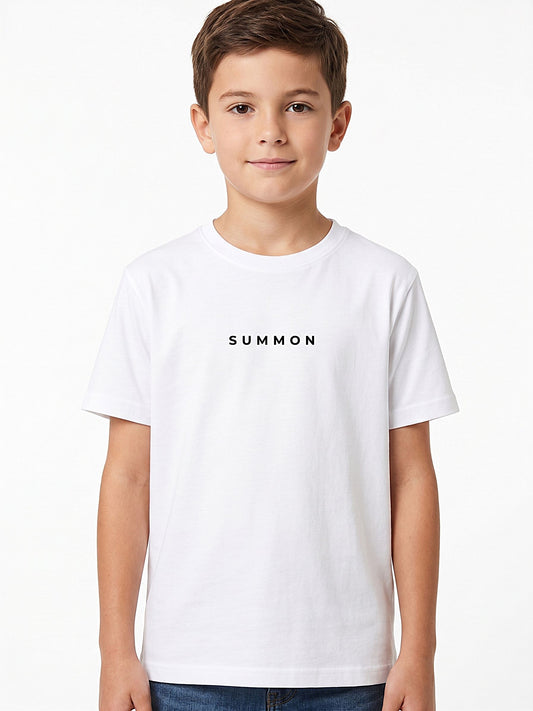 Boy`s Printed T-Shirt - Short Sleeve - Over Size