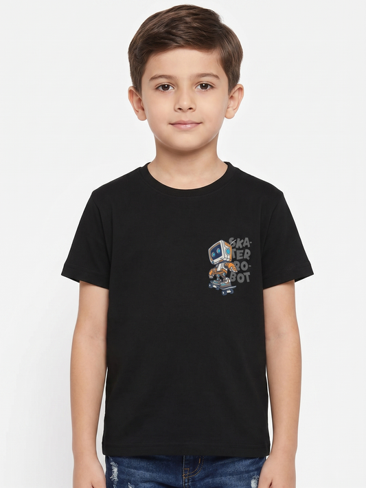 Boy`s Printed T-Shirt – Short Sleeve
