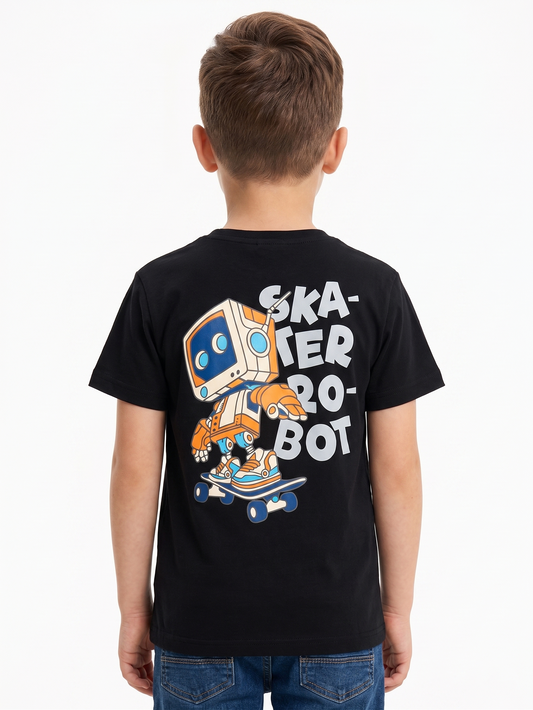 Boy`s Printed T-Shirt – Short Sleeve